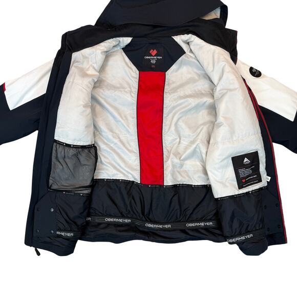 Obermeyer Foundation Jacket Ski Snow Mens 3XL Winter Insulated Hooded Alpine - Picture 3 of 12